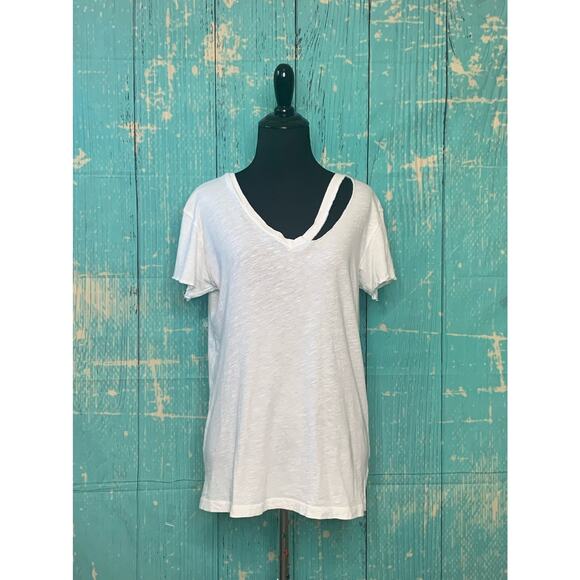 LNA white Fallon V neck short sleeves tee size XS - Picture 5 of 9
